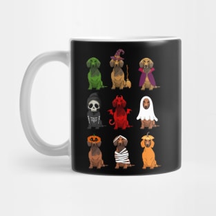 Dachshunds Halloween Funny Dachshunds Costume Mug